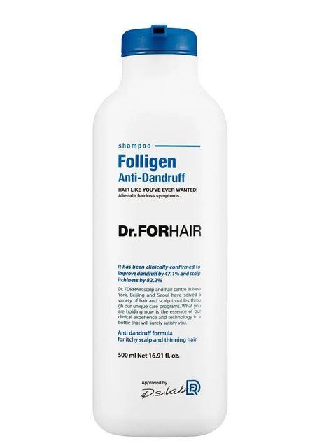 Шампунь проти лупи для ослабленого волосся Dr.FORHAIR Folligen Anti-Dandruff Shampoo 00330 фото