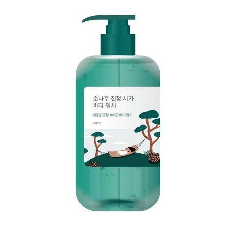 Заспокійливий гель для душу з екстрактом голок сосни ROUND LAB Pine Calming Cica Body Wash 20401 фото