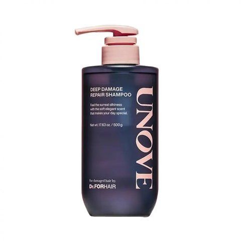 Відновлювальний шампунь для пошкодженого волосся UNOVE Deep Damage Repair Shampoo - 500 мл Deep Damage Repair Shampoo - 500 мл 00478 фото